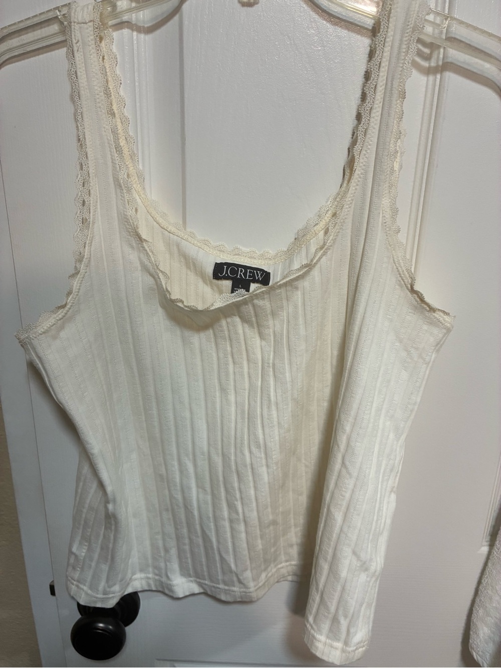 Women’s J Crew pointelle tank  top